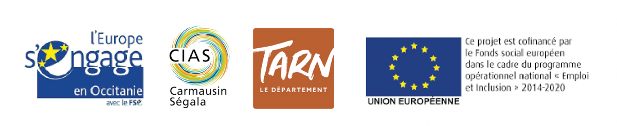 Logos Europe  FSE - CIAS - Département du Tarn