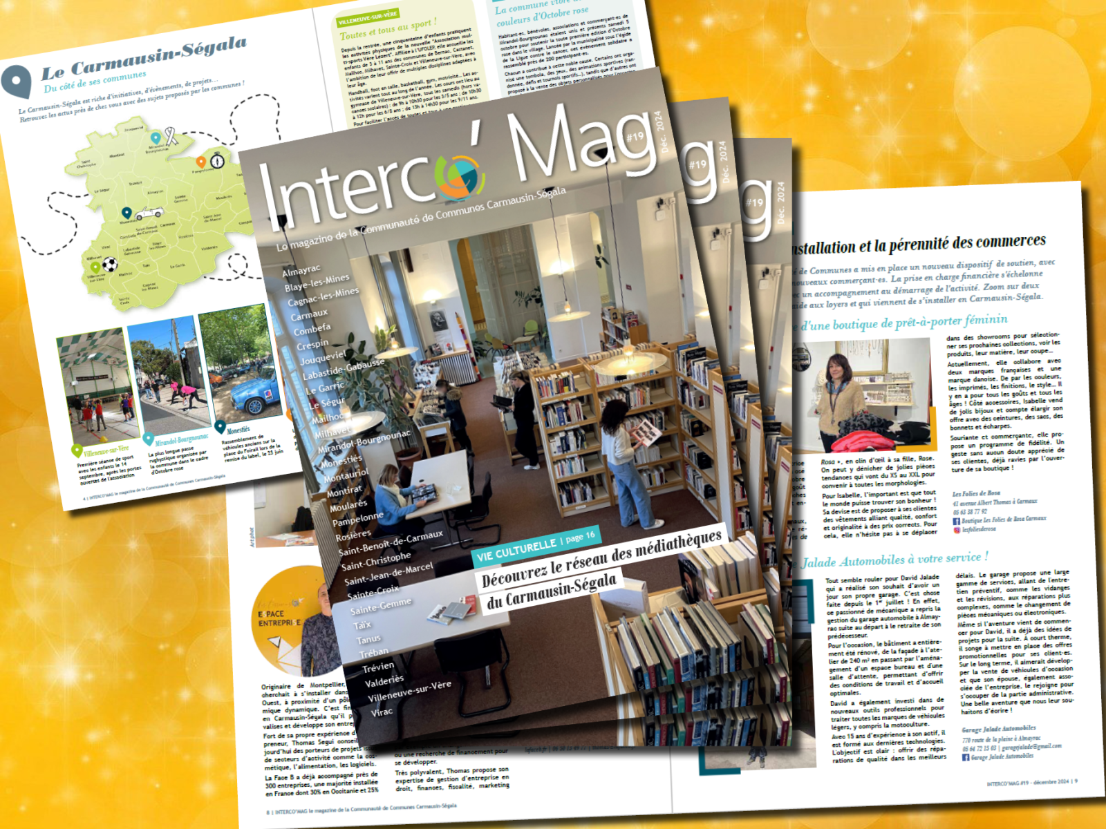 Le magazine intercommunal vient de paraitre en décembre 2025.