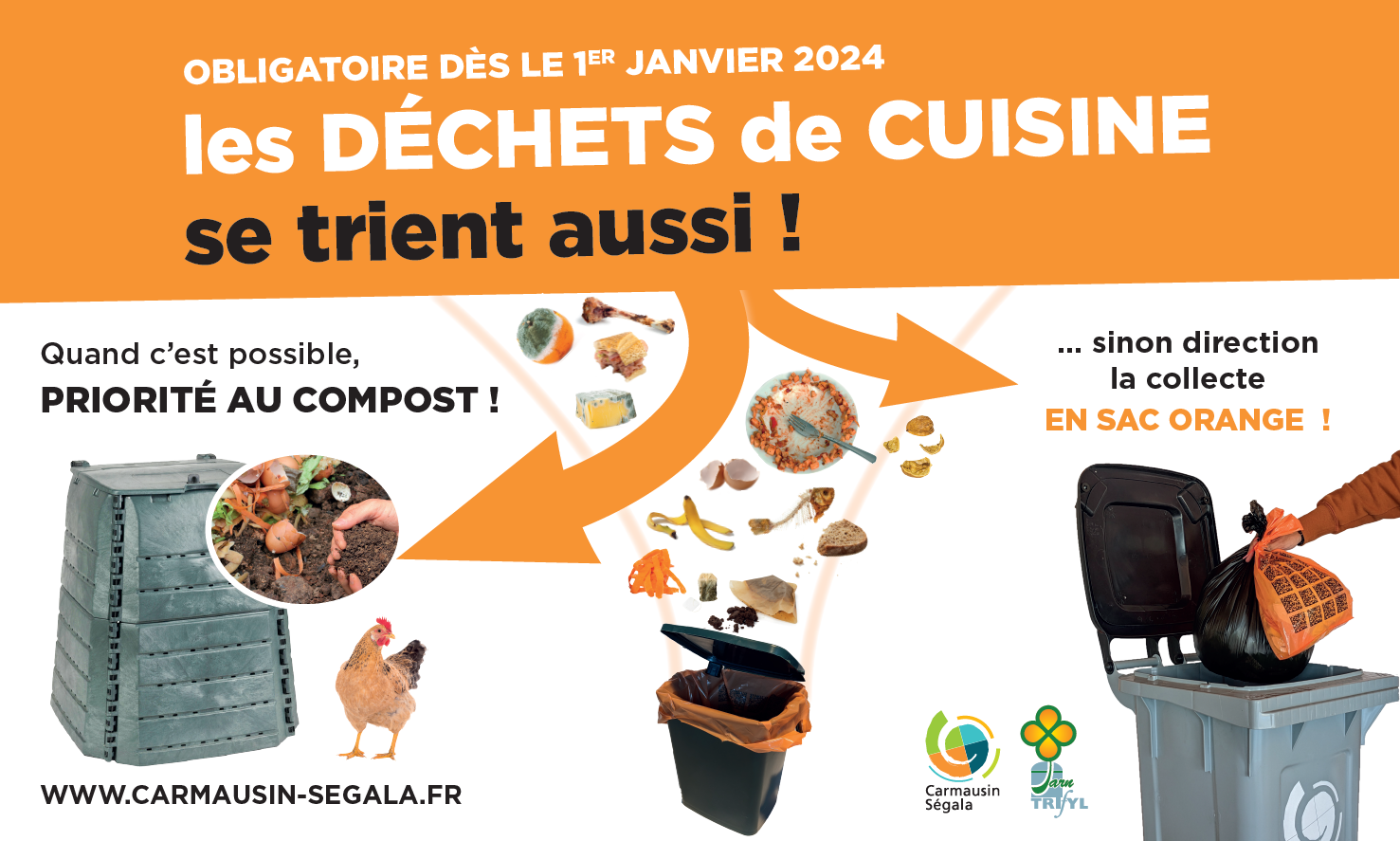 Trions les déchets de cuisine