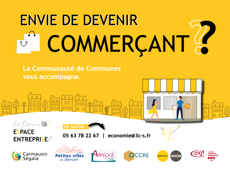 Envie de devenir commerçant ?