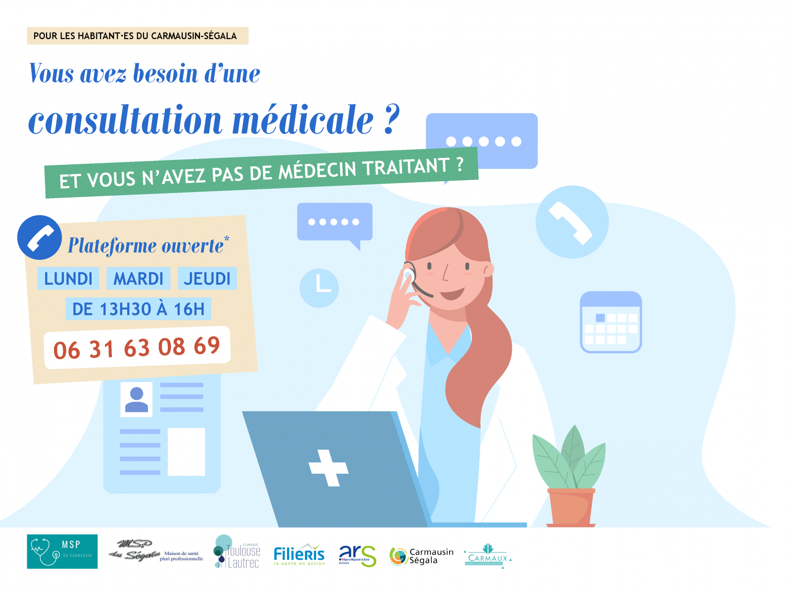 Prise rdv médicaux
