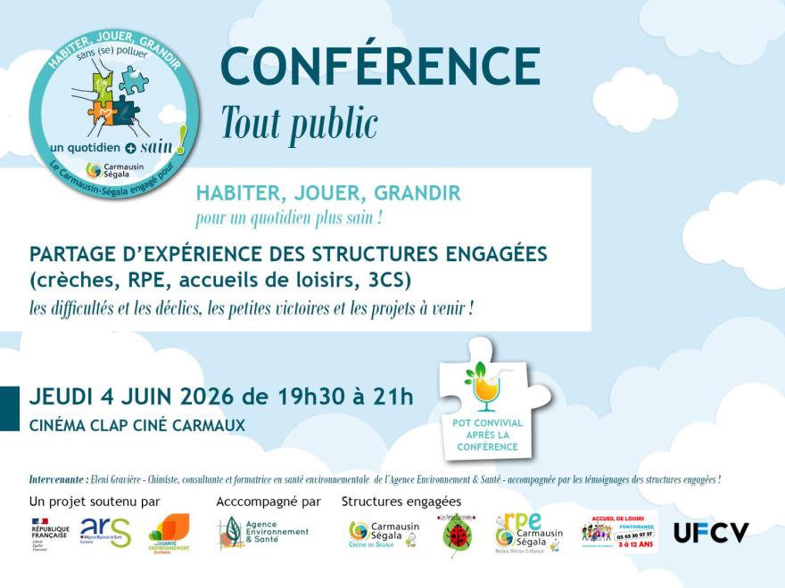 CONFERENCE : Habiter, grandir, jouer sans (se) polluer