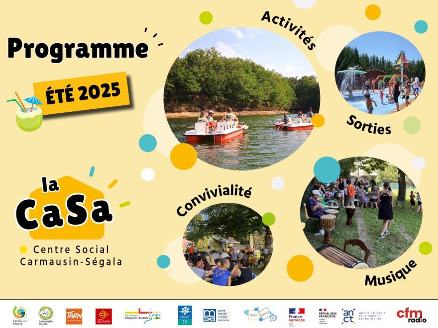 la CaSa : agenda de l'été 2025 !