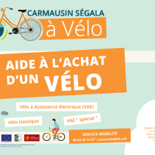 La 3CS propose une aide à l'achat d'un vélo.