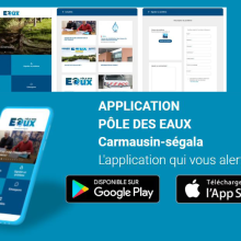 L'appli Pôle des eaux vous alerte