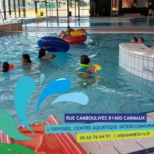 Le centre aquatique intercommunal l'Odyssée vous accueille pendant les vacances ! !
