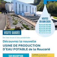 Découvrez la nouvelle USINE DE PRODUCTION D’EAU POTABLE de la Roucarié