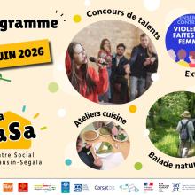 la CaSa : agenda de juin 2026 ! 