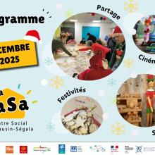 la CaSa : agenda de décembre 2025 !
