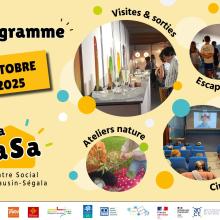 la CaSa : agenda d'octobre 2025 !
