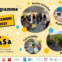 la CaSa : agenda de septembre 2025 ! 