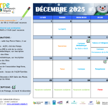 Programme du RPE - Décembre 2025
